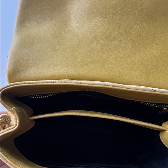 Yves Saint Laurent Mustard Suede Crossbody Bag - Picture 11 of 16